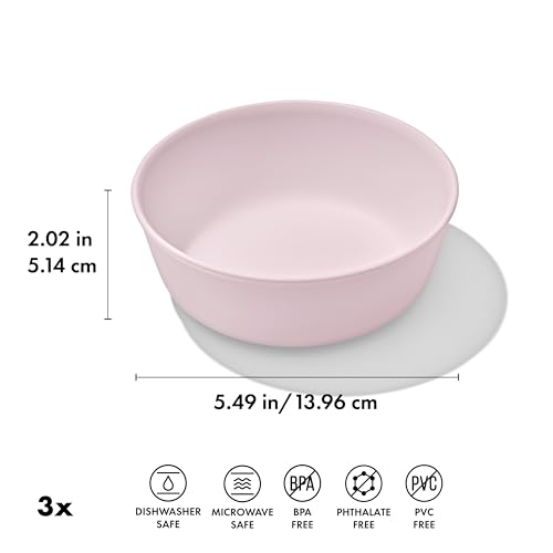 OXO Tot Stackable Bowl Set - 3 Pack for Kids Feeding