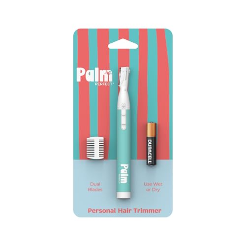 PalmPerfect Personal Hair Trimmer ? Painless Precision Shaver for Eyebrows