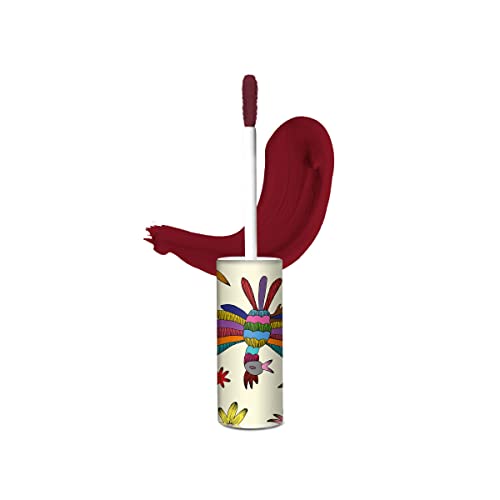 YuYa Chiquita Liquid Matte Lipstick - Intense Wine Color, Long-Lasting Finish