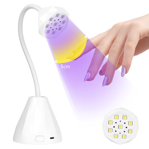 SAVILAND Yellow 27W UV Nail Lamp with Smart Sensor & 10s Flash Cure