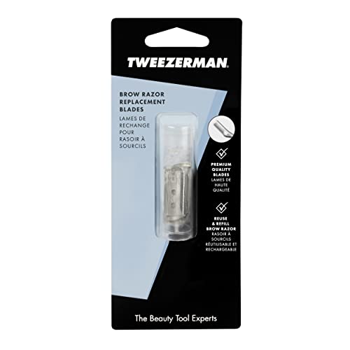 Tweezerman Eyebrow Razor Replacement Blades - 4 Count