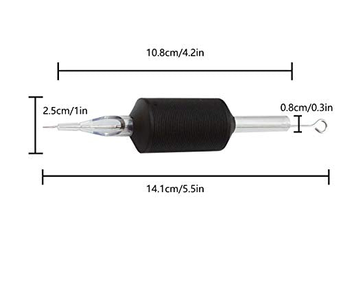 Needlehouse 1207RL Disposable Tattoo Needles and Tube Combo, 20-Pack