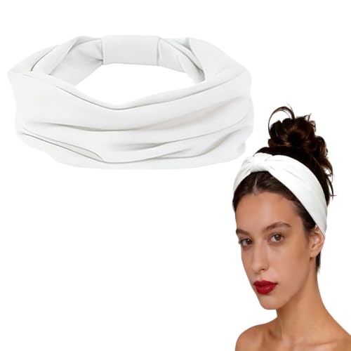 Yohenr Wide Elastic Headbands for Women - Non-Slip Workout Hair Bands