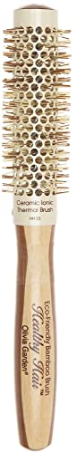 Olivia Garden Bamboo Ionic Thermal Round Hair Brush 1 Pack - Not Electrical