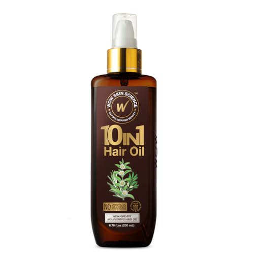 WOW Skin Science 10 in 1 Nourishing Hair Oil for Dry, Damaged Hair