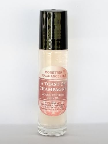 MOBETTER Champagne Perfume Body Oil 0.33 Fl Oz Roll-On Travel Size