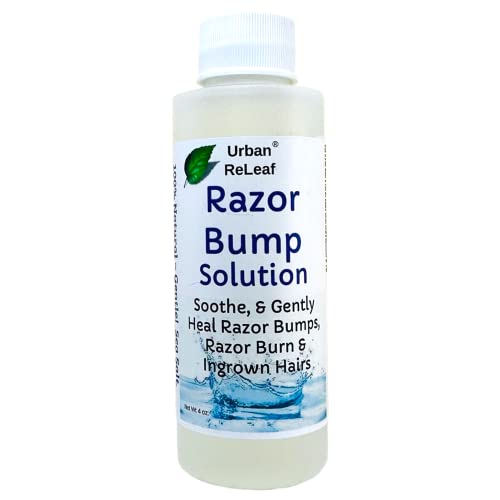 Urban ReLeaf Razor Bump Solution 4oz - Natural Soothing Acne & Ingrown Hair Toner