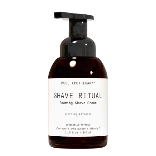 Muse Apothecary Lavender Foaming Shave Cream - Sensitive Skin, 11.5oz
