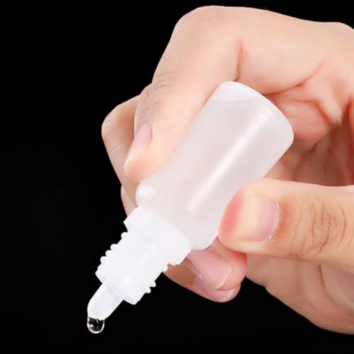 2 Pack 15ml Plastic Dropper Bottles - Refillable Travel Containers