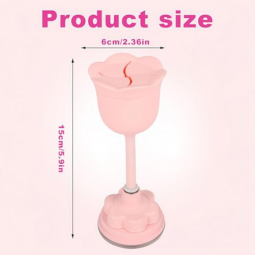 KUAUTD Blue 360° Rotating Nail Polish Bottle Holder Anti-Spill Stand