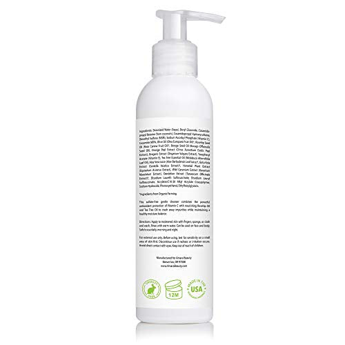 Amara Beauty Vitamin C Facial Cleanser with Aloe & Rosehip Oil, 6 fl. oz.