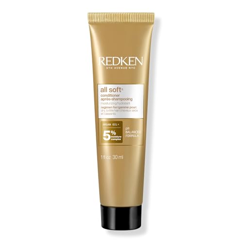 Redken All Soft Conditioner for Dry, Brittle Hair with Argan Oil