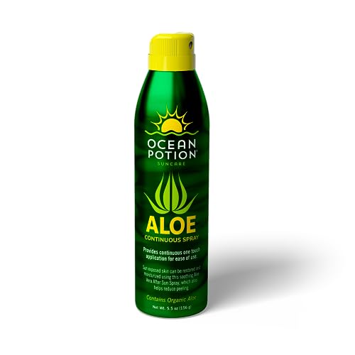 Ocean Potion Aloe Vera After Sun Body Spray - Cooling & Hydrating 6 oz
