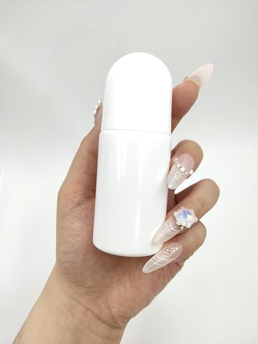 4-Pack 50mL Refillable Roll-On Bottles for DIY Deodorants & Oils