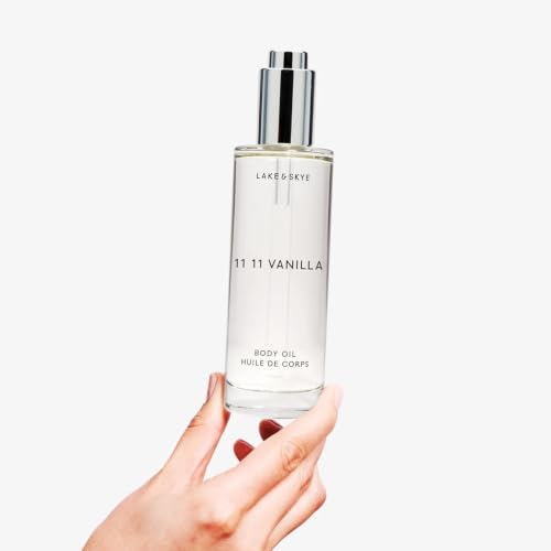 Lake & Skye 11 11 Vanilla Body Oil - Hydrating & Nourishing 10mL