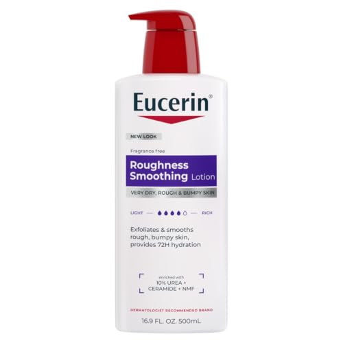 Eucerin Roughness Smoothing Lotion - 16.9 FL OZ Urea Moisturizer for Dry Skin
