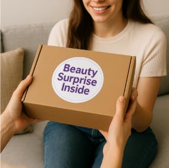 Makeup Mystery Box - 6+ Full Size & Travel Beauty Products | Lipstick, Eyeshadow, Brushes - Perfect Gift for Women & Teens
