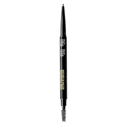 Arches & Halos 2-in-1 Eyebrow Pencil & Powder Kit Neutral Brown 0.01oz, Includes Spoolie