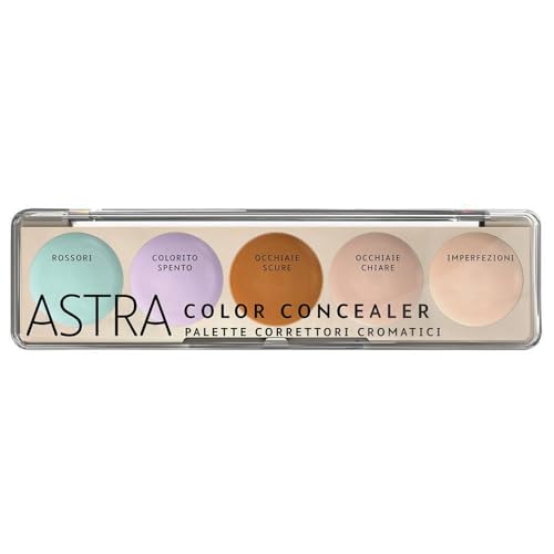 ASTRA 5-Color Cream Concealer Palette for Flawless Complexion Coverage