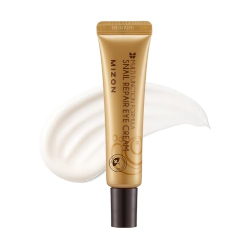 MIZON Snail Repair Eye Cream - Anti-Aging Hydrating Korean Skincare, 0.5 oz