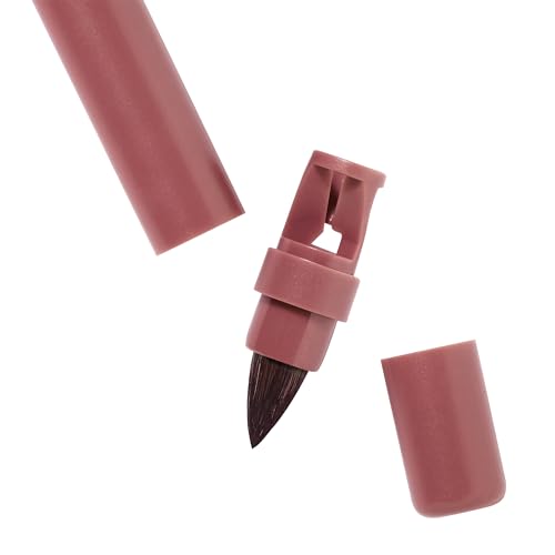3INA Waterproof Lip Liner Pencil - Dark Pink Nude, Built-In Sharpener