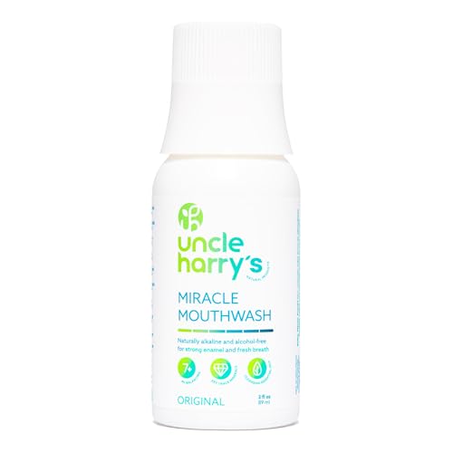 Uncle Harry's Natural Alkalizing Mouthwash for Fresh Breath - 3 fl oz