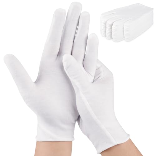 24 Pcs Moisturizing Cotton Gloves for Dry Hands & Eczema