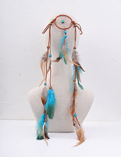 Bohemian Feather Headband with Beads - Jumwrit Women's Hair Accessory