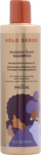 Pantene ProV Gold Series Moisture Boost Shampoo - Clean Scent, 9.1 Fl Oz