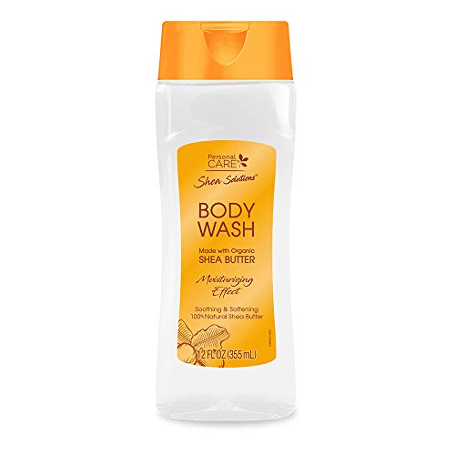 Shea Solutions Organic Shea Butter Body Wash - Moisturizing 12 Oz