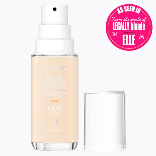 L'Oreal Paris True Match Super-Blendable Foundation Medium Coverage Light N0.5 1 Fl Oz