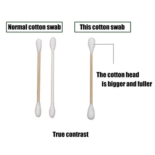 Bamboo Cotton Swabs XL Size - 756pcs Natural Cotton Buds