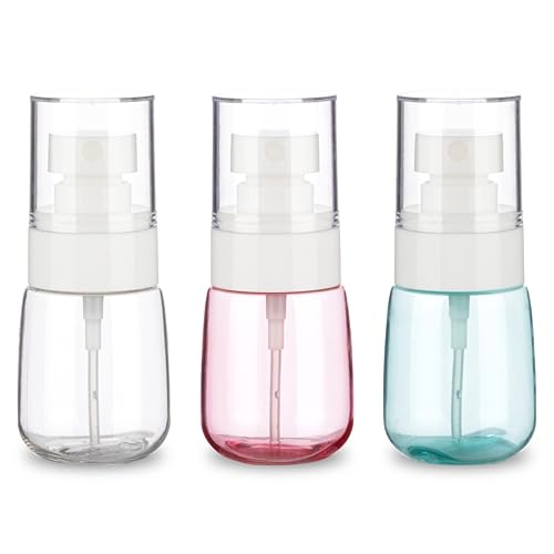 Travel Spray Bottles - 30ml Fine Mist Refillable Containers (3-Pack)