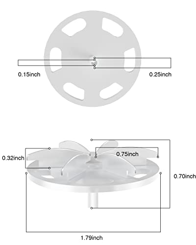 VASSON Fabric Shaver Replacement Blades - 6-Pack for HHLR01 Shavers