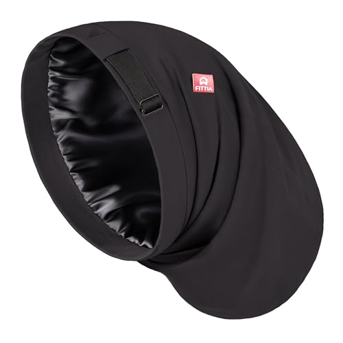Large Satin Bonnet for Men - Adjustable Loc Cap for Dreadlocks & Curly Hair