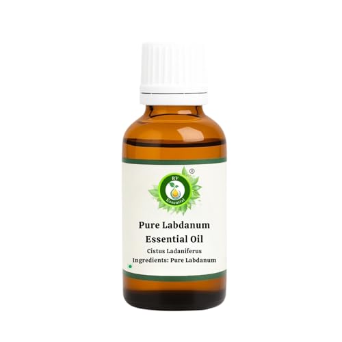 Labdanum Essential Oil 50ml (1.69oz) - Pure Cistus Ladaniferus, Pack of 1