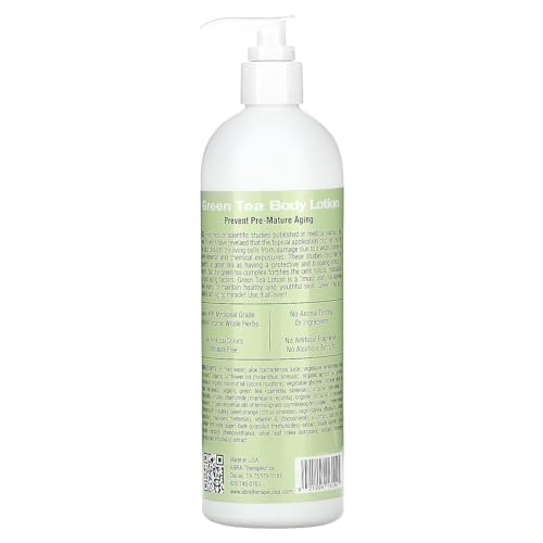 Abra Therapeutics Green Tea Lotion - 16 fl oz for Skin Care