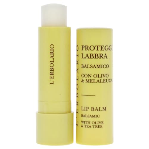 L'Erbolario Olive and Tea Tree Lip Balm – Moisturizing Lip Treatment