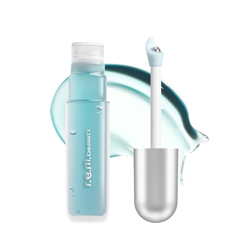 r.e.m. beauty Essential Drip Lip Oil - Mint Condition | Hydrating Oil-Gloss with Cooling Applicator