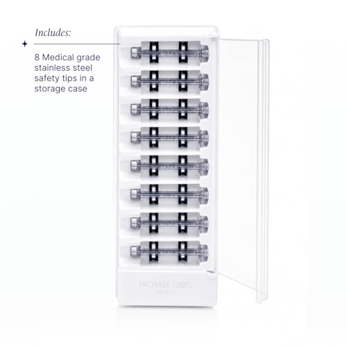Michael Todd Beauty Sonicsmooth Pro+ Dermaplane Razor Blade Refills - 8 Dermaplaning Blades - 2 Month Supply - Device Not Included | 8 Dermaplaning Blades, 2 Month Supply, Device Not Included