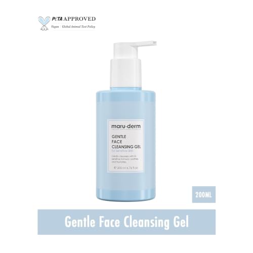 Maruderm Gentle Cleansing Gel for Sensitive Skin – Hydrating Face Wash 200ml