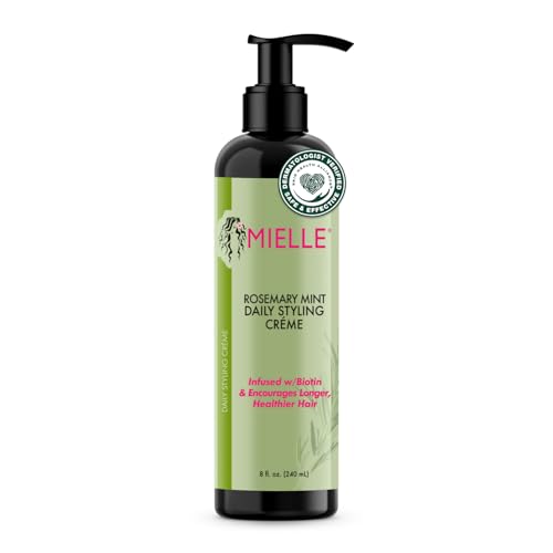 Mielle Organics Rosemary Mint Styling Cream (8 oz) – Mint, 8 Ounce