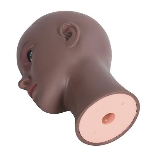 Simnient Bald Mannequin Head for Wig Making, Styling, and Makeup Training