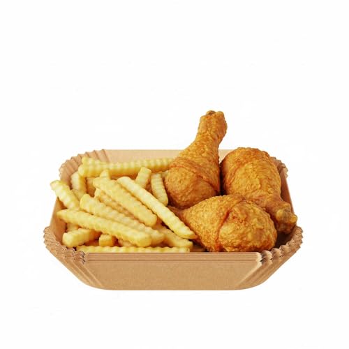 Air Fryer Paper Liners - 100 Pcs Non-Stick Parchment for 5-8 QT