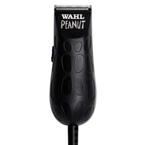 Wahl Professional Peanut Corded Trimmer - Compact, Lightweight Powerful Rotary Motor Grooming Tool, with 4 Trimming Guides and Accessories
