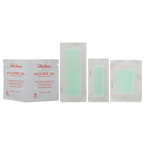 Sally Hansen Wax Strips for Face & Bikini - Vegan, Dermatologist Tested, 20 Count