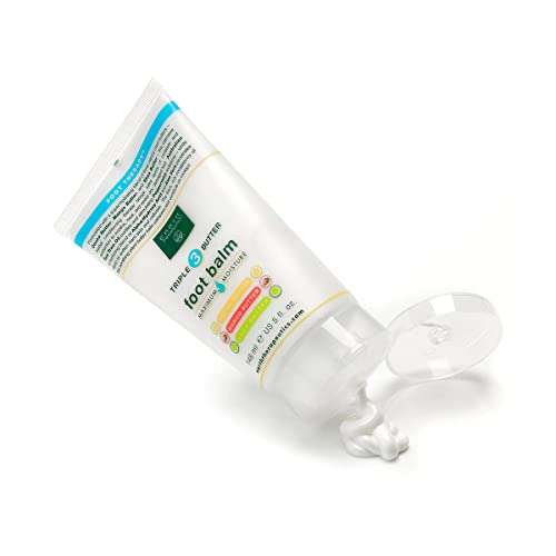 Earth Therapeutics Triple Butter Foot Balm - Moisturizing Foot Cream 5 oz