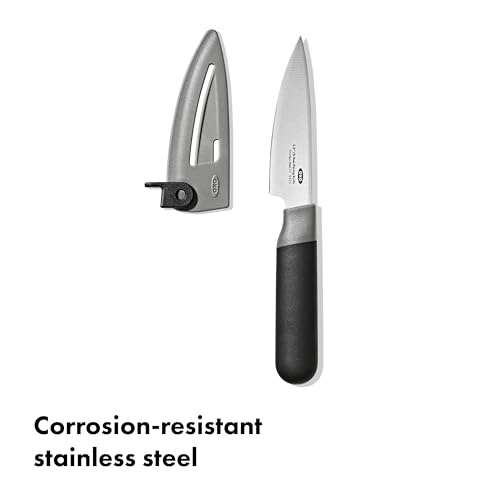OXO Good Grips 3.5-Inch Paring Knife with Locking Sheath