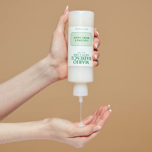 Mario Badescu Coconut Body Soap | Moisturizing Shower Gel for All Skin Types | 8 FL OZ