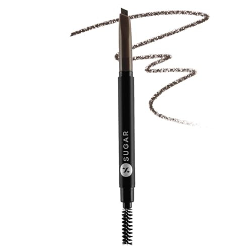 SUGAR Cosmetics Arch Arrival Brow Definer - Woody Scooby (Deep Brown) | Waterproof & Long-Lasting 12hr Wear